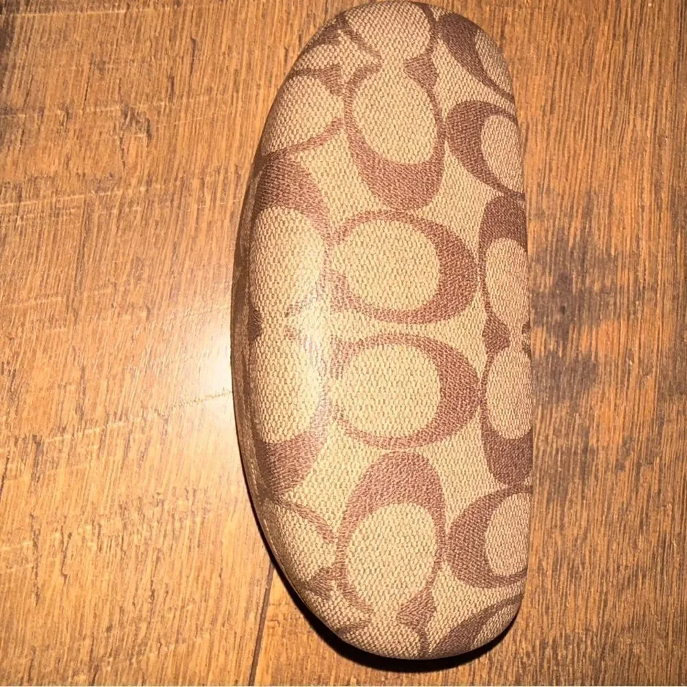 Coach Brown Glasses Case